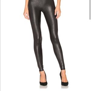 Spanx Liquid Leather Leggings Size XL